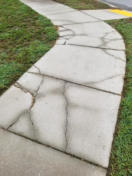 Sidewalk Cracks Smithbilt Homes